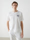 Crew Neck Short Sleeve Printed Men's T-shirt
